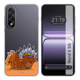 Funda Silicona Transparente para OnePlus Nord 5 5G diseño...
