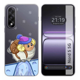 Funda Silicona Transparente para OnePlus Nord 5 5G diseño...