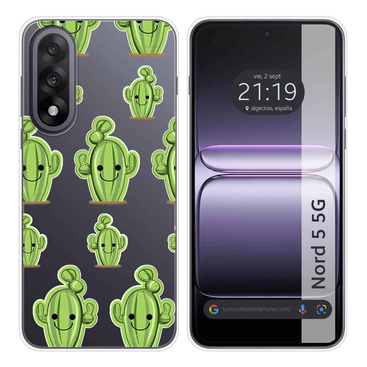 Funda Silicona Transparente para OnePlus Nord 5...