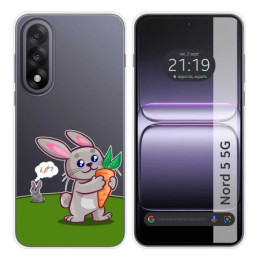 Funda Silicona Transparente para OnePlus Nord 5 5G diseño...