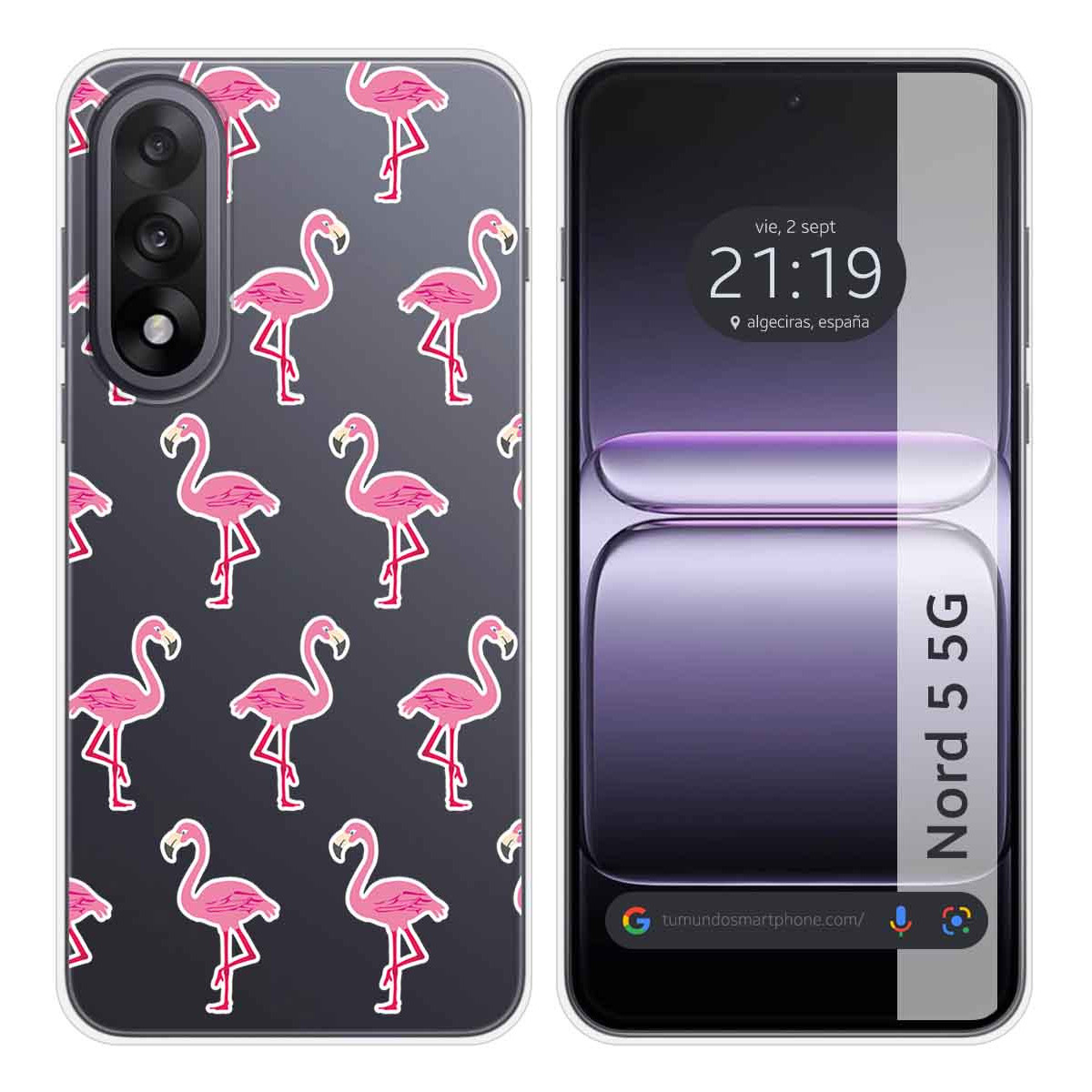 Funda Silicona Transparente para OnePlus Nord 5...