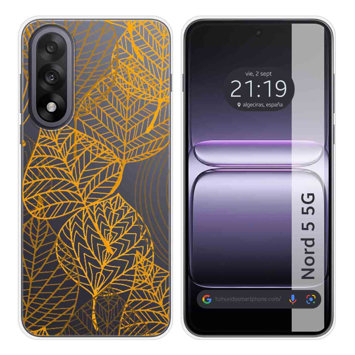 Funda Silicona Transparente para OnePlus Nord 5...