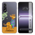 Funda Silicona Transparente para OnePlus Nord 5 5G diseño Jirafa Dibujos