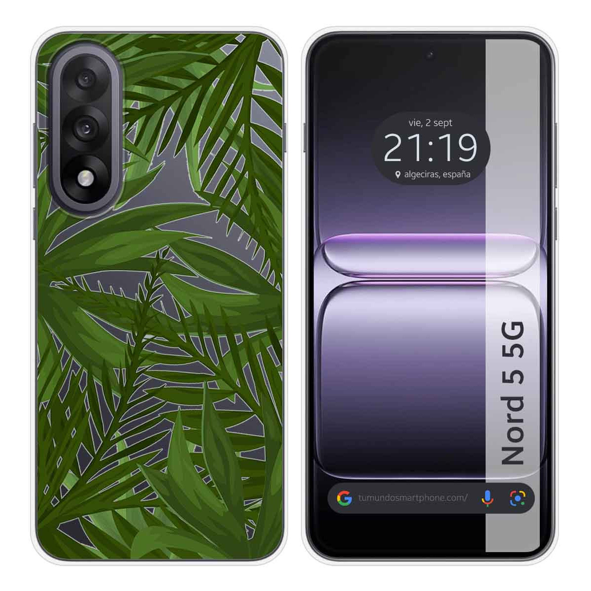 Funda Silicona Transparente para OnePlus Nord 5...