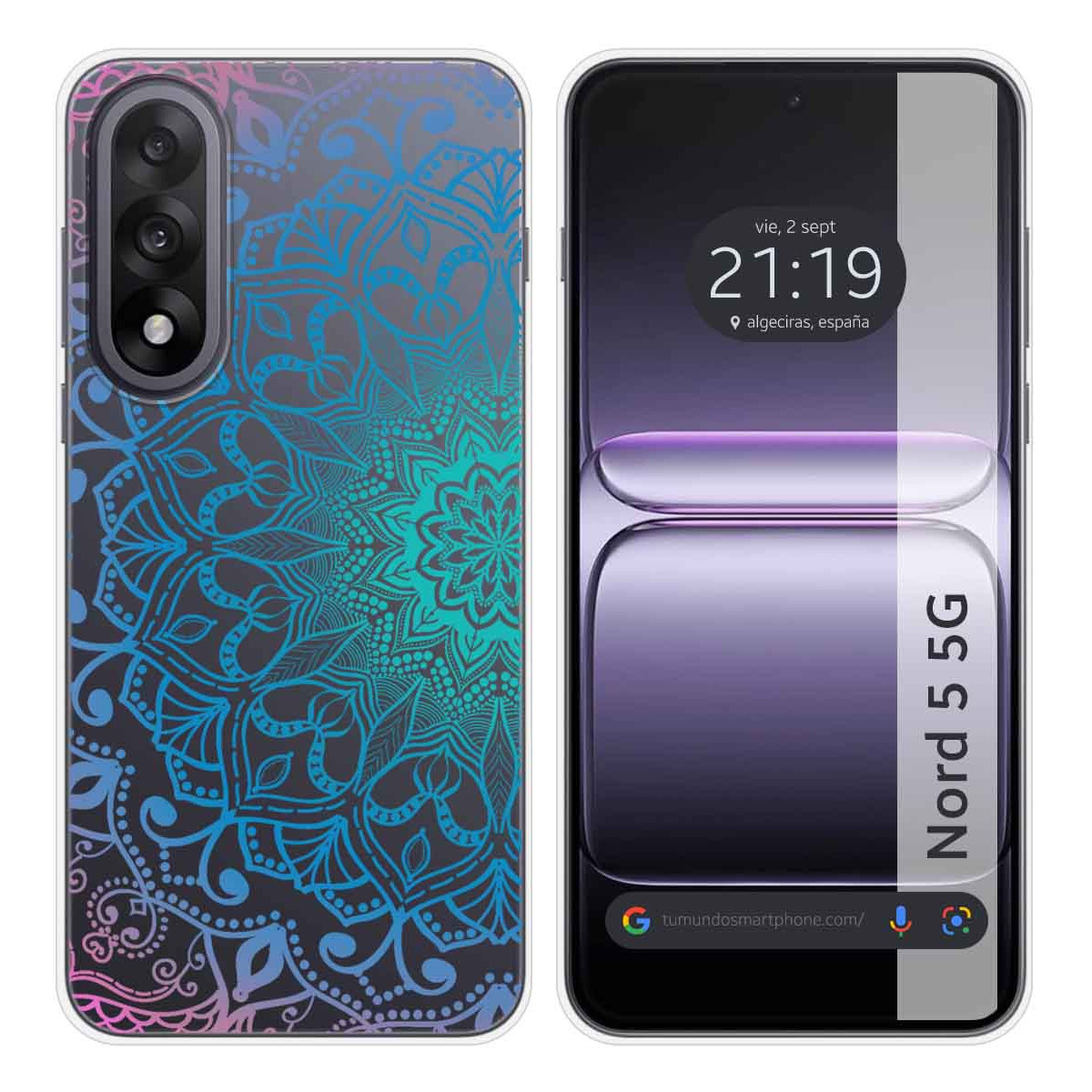 Funda Silicona Transparente para OnePlus Nord 5...