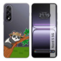 Funda Silicona Transparente para OnePlus Nord 5 5G diseño Panda Dibujos
