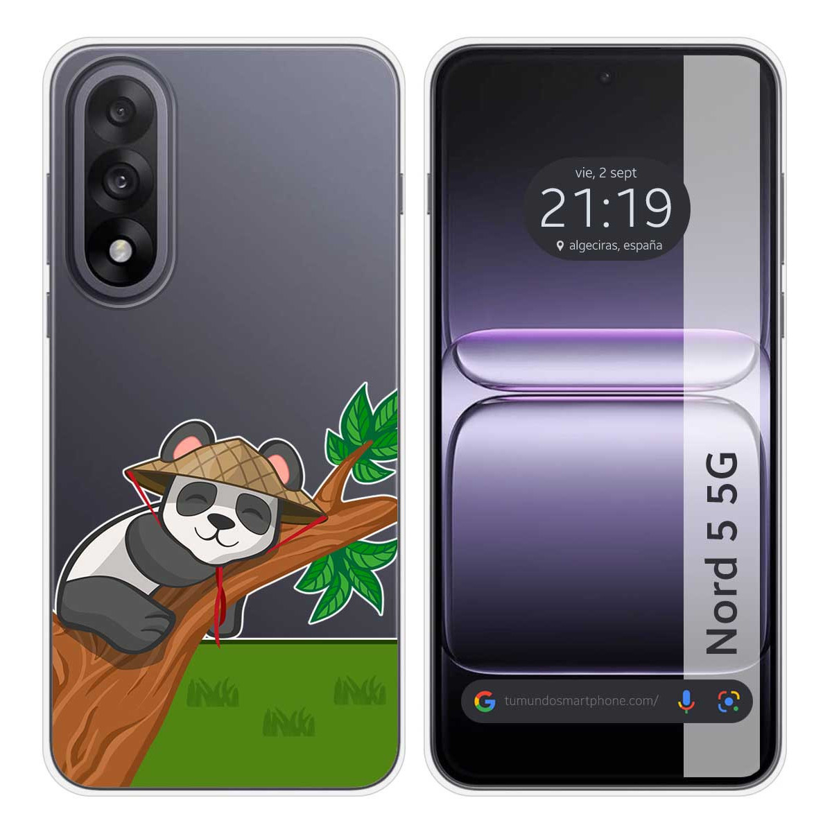 Funda Silicona Transparente para OnePlus Nord 5...