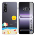 Funda Silicona Transparente para OnePlus Nord 5 5G diseño Playa Dibujos