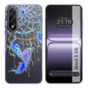 Funda Silicona Transparente para OnePlus Nord 5 5G diseño Plumas Dibujos