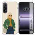 Funda Silicona para OnePlus Nord 5 5G diseño Mujer 03 Dibujos