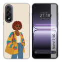 Funda Silicona para OnePlus Nord 5 5G diseño Mujer 05 Dibujos