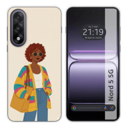Funda Silicona para OnePlus Nord 5 5G diseño Mujer 05...