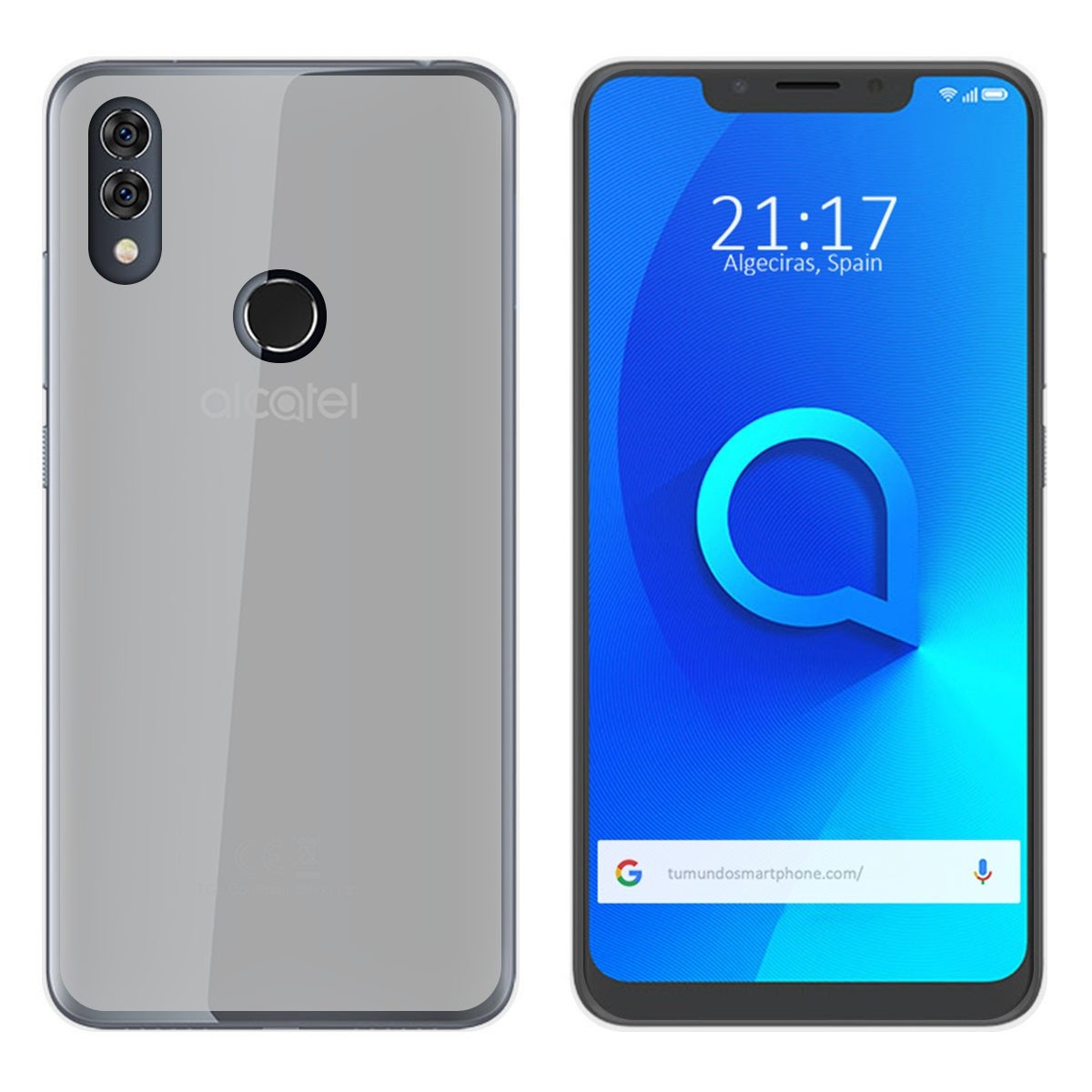 Funda Gel Tpu para Alcatel 5V Color Transparente