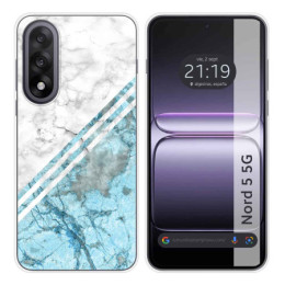 Funda Silicona para OnePlus Nord 5 5G diseño Mármol 02...