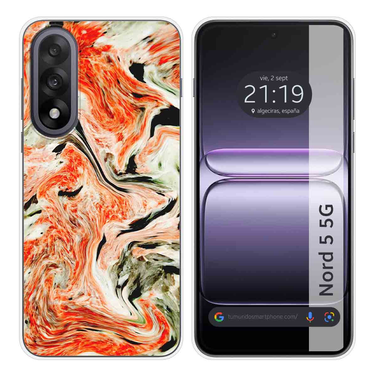 Funda Silicona para OnePlus Nord 5 5G diseño...