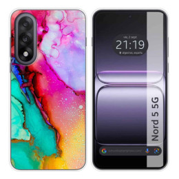 Funda Silicona para OnePlus Nord 5 5G diseño Mármol 15...