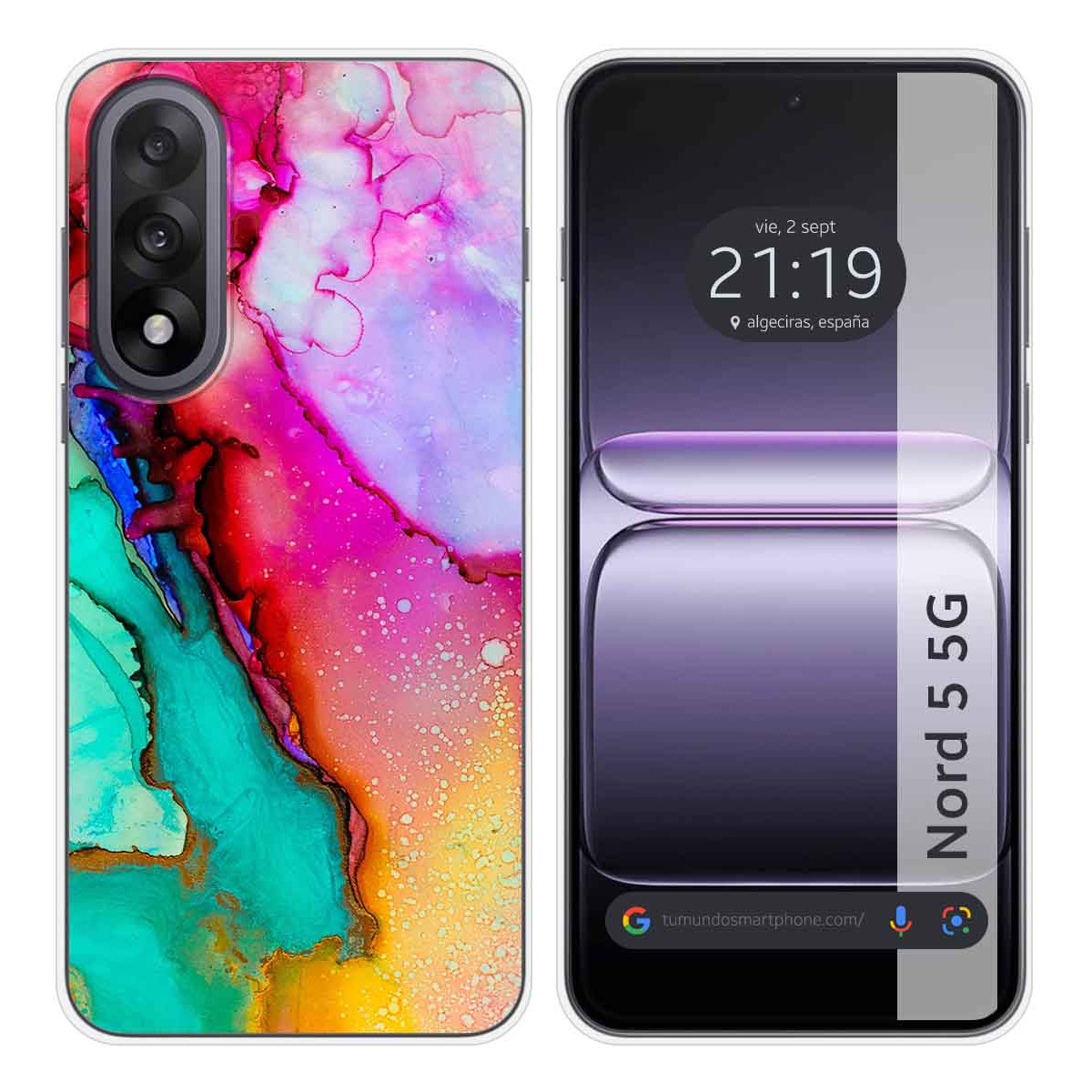 Funda Silicona para OnePlus Nord 5 5G diseño...