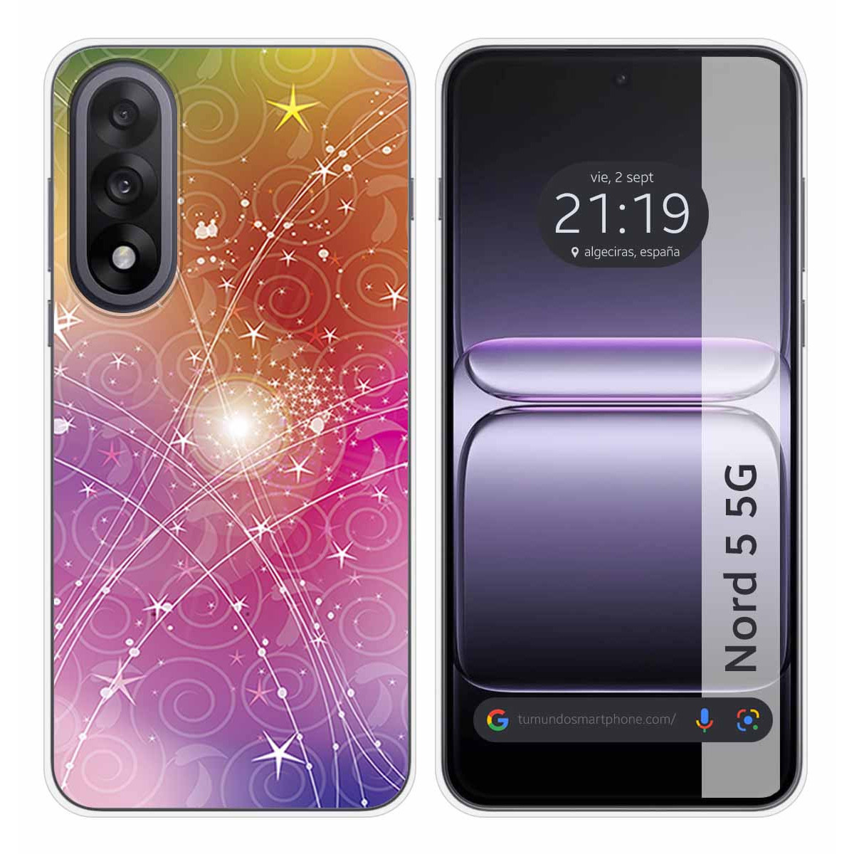 Funda Silicona para OnePlus Nord 5 5G diseño...