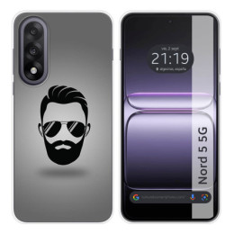 Funda Silicona para OnePlus Nord 5 5G diseño Barba Dibujos