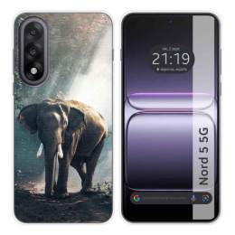 Funda Silicona para OnePlus Nord 5 5G diseño Elefante...