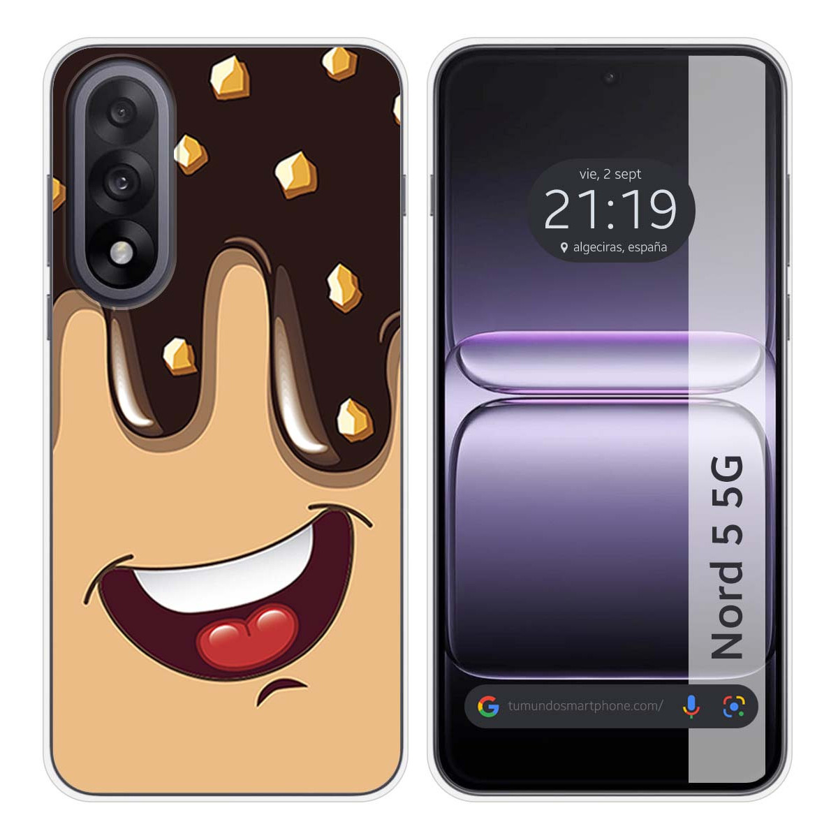 Funda Silicona para OnePlus Nord 5 5G diseño...
