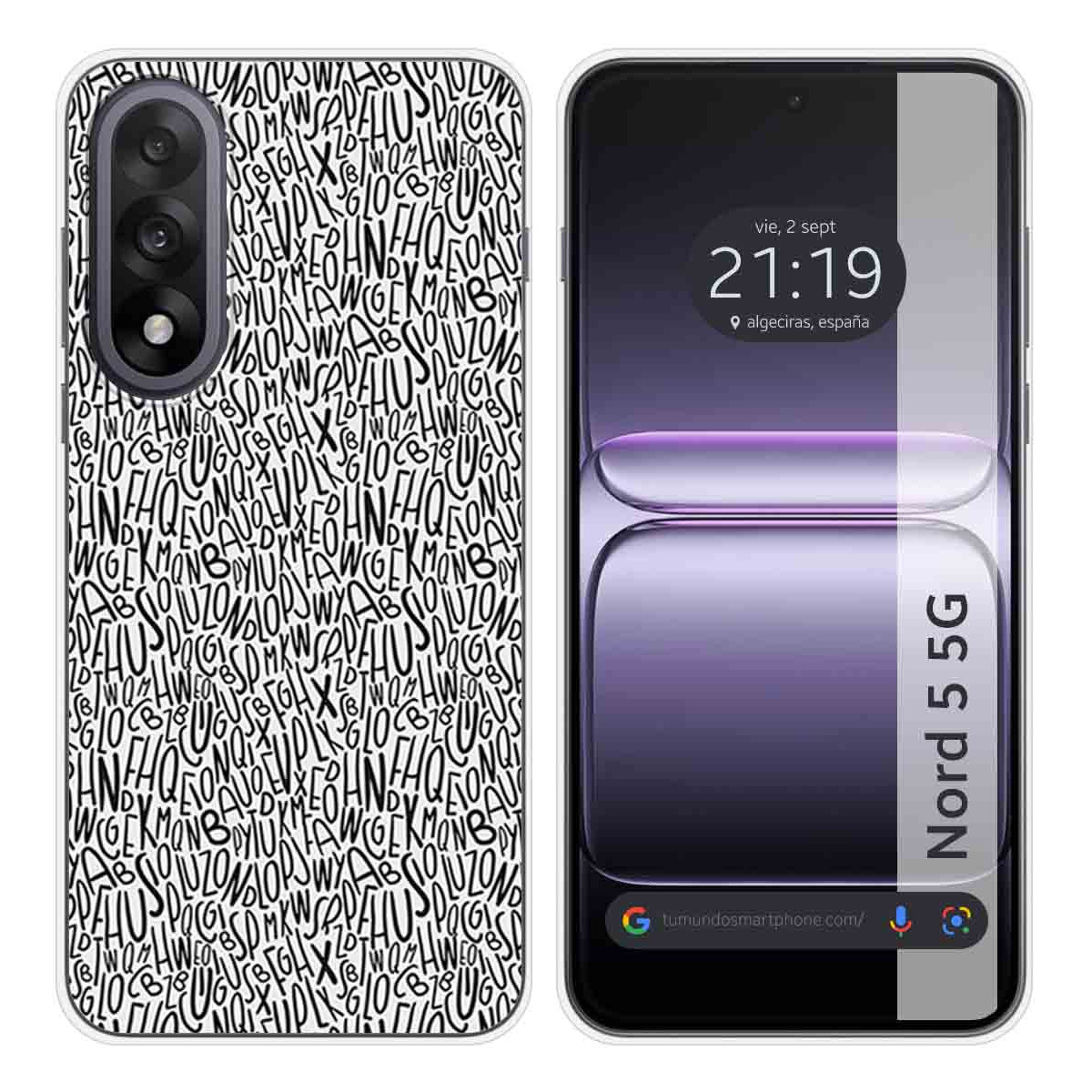 Funda Silicona para OnePlus Nord 5 5G diseño...