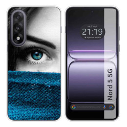 Funda Silicona para OnePlus Nord 5 5G diseño Ojo Dibujos