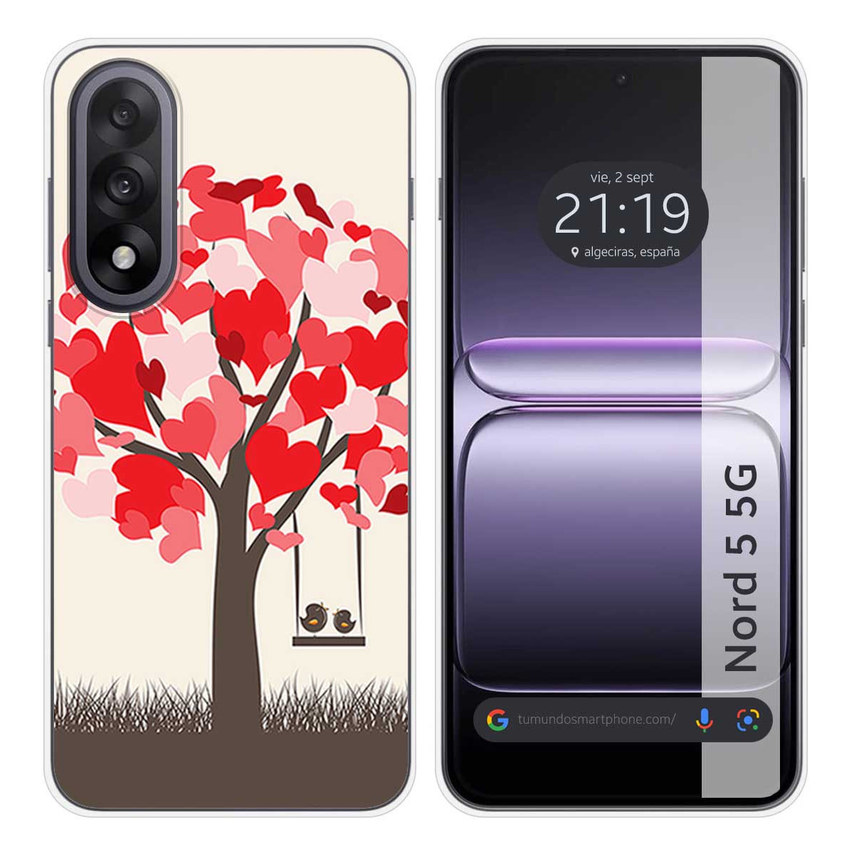 Funda Silicona para OnePlus Nord 5 5G diseño...