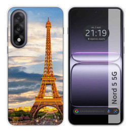 Funda Silicona para OnePlus Nord 5 5G diseño Paris Dibujos