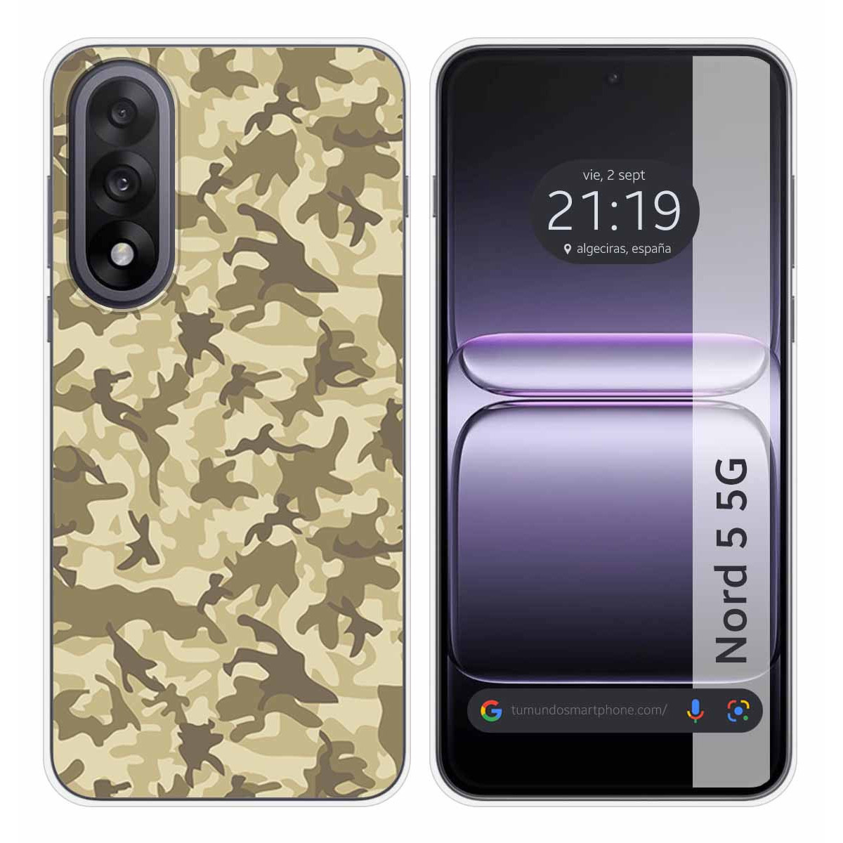 Funda Silicona para OnePlus Nord 5 5G diseño...