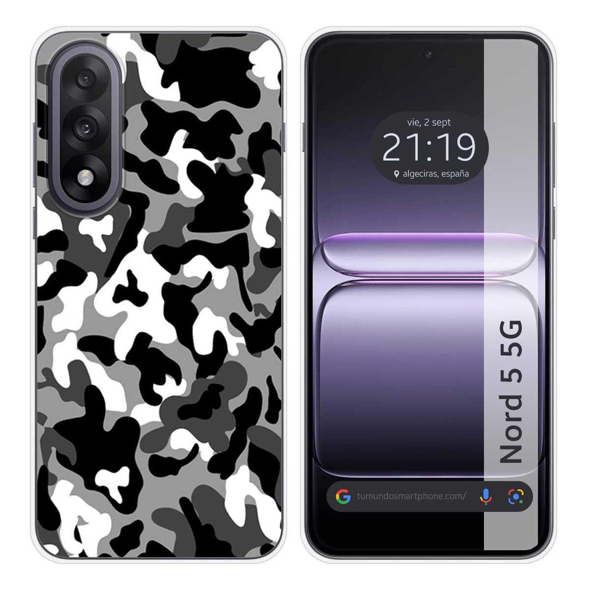 Funda Silicona para OnePlus Nord 5 5G diseño...