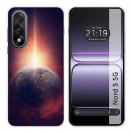 Funda Silicona para OnePlus Nord 5 5G diseño Tierra Dibujos