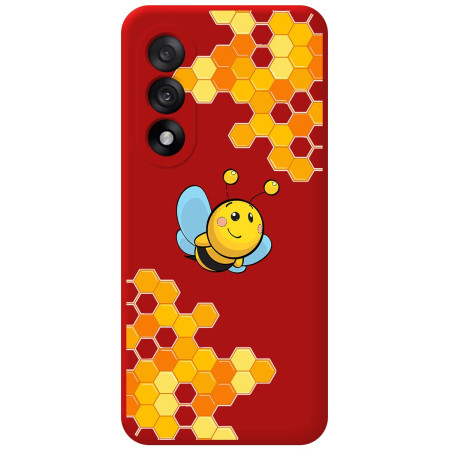 Funda Silicona Líquida Roja para OnePlus Nord 5 5G diseño Abeja Dibujos