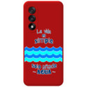 Funda Silicona Líquida Roja para OnePlus Nord 5 5G diseño Agua Dibujos