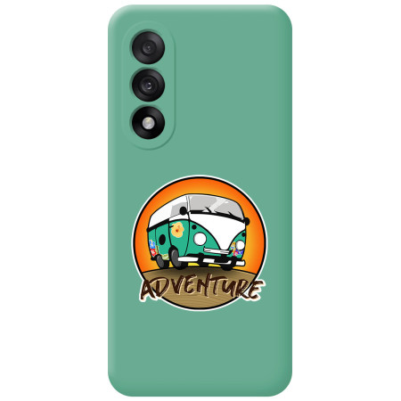 Funda Silicona Líquida Verde para OnePlus Nord 5 5G diseño Adventure Dibujos