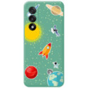 Funda Silicona Líquida Verde para OnePlus Nord 5 5G diseño Espacio Dibujos