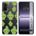 Funda Silicona Transparente para OnePlus Nord CE5 5G diseño Cactus Dibujos