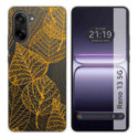 Funda Silicona Transparente para OnePlus Nord CE5 5G diseño Hojas Dibujos