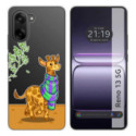 Funda Silicona Transparente para OnePlus Nord CE5 5G diseño Jirafa Dibujos