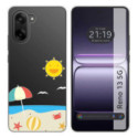 Funda Silicona Transparente para OnePlus Nord CE5 5G diseño Playa Dibujos