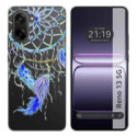 Funda Silicona Transparente para OnePlus Nord CE5 5G diseño Plumas Dibujos