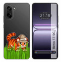 Funda Silicona Transparente para OnePlus Nord CE5 5G diseño Tigre Dibujos