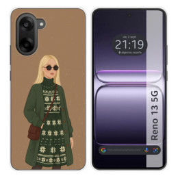 Funda Silicona para OnePlus Nord CE5 5G diseño Mujer 08...