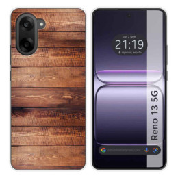 Funda Silicona para OnePlus Nord CE5 5G diseño Madera 02...