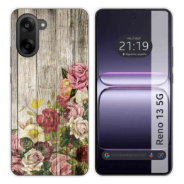 Funda Silicona para OnePlus Nord CE5 5G diseño Madera 08...