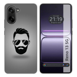Funda Silicona para OnePlus Nord CE5 5G diseño Barba Dibujos