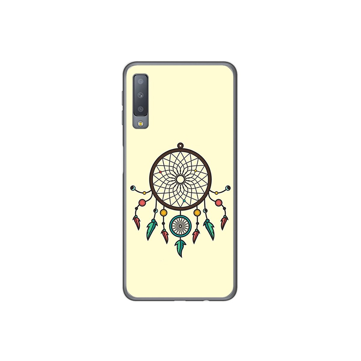 Funda Gel Tpu para Samsung Galaxy A7 (2018) Diseño Atrapasueños Dibujos