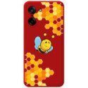 Funda Silicona Líquida Roja para OnePlus Nord CE5 5G diseño Abeja Dibujos
