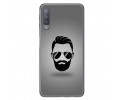Funda Gel Tpu para Samsung Galaxy A7 (2018) Diseño Barba Dibujos