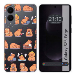 Funda Silicona Transparente para Samsung Galaxy S25 Edge...